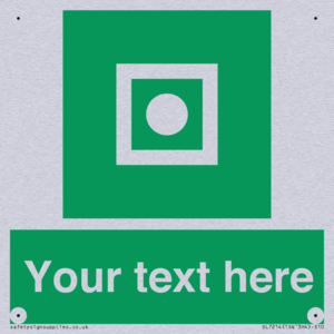 Custom sign safe condition Shipboard general alarm